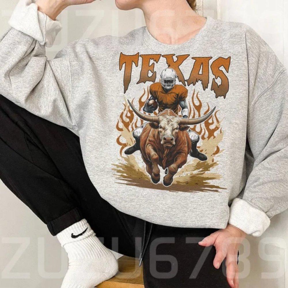 Texas Longhorns 1999 Texas Texas Texas Bootleg Shirt Sweater